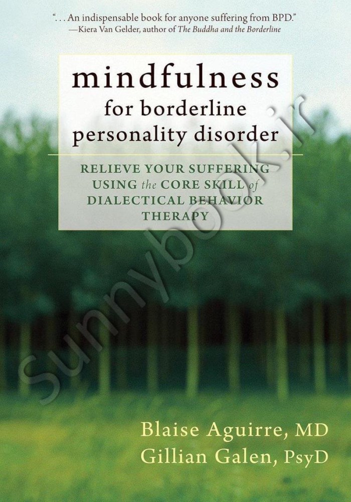 Mindfulness for Borderline Personality Disorder Model.Title