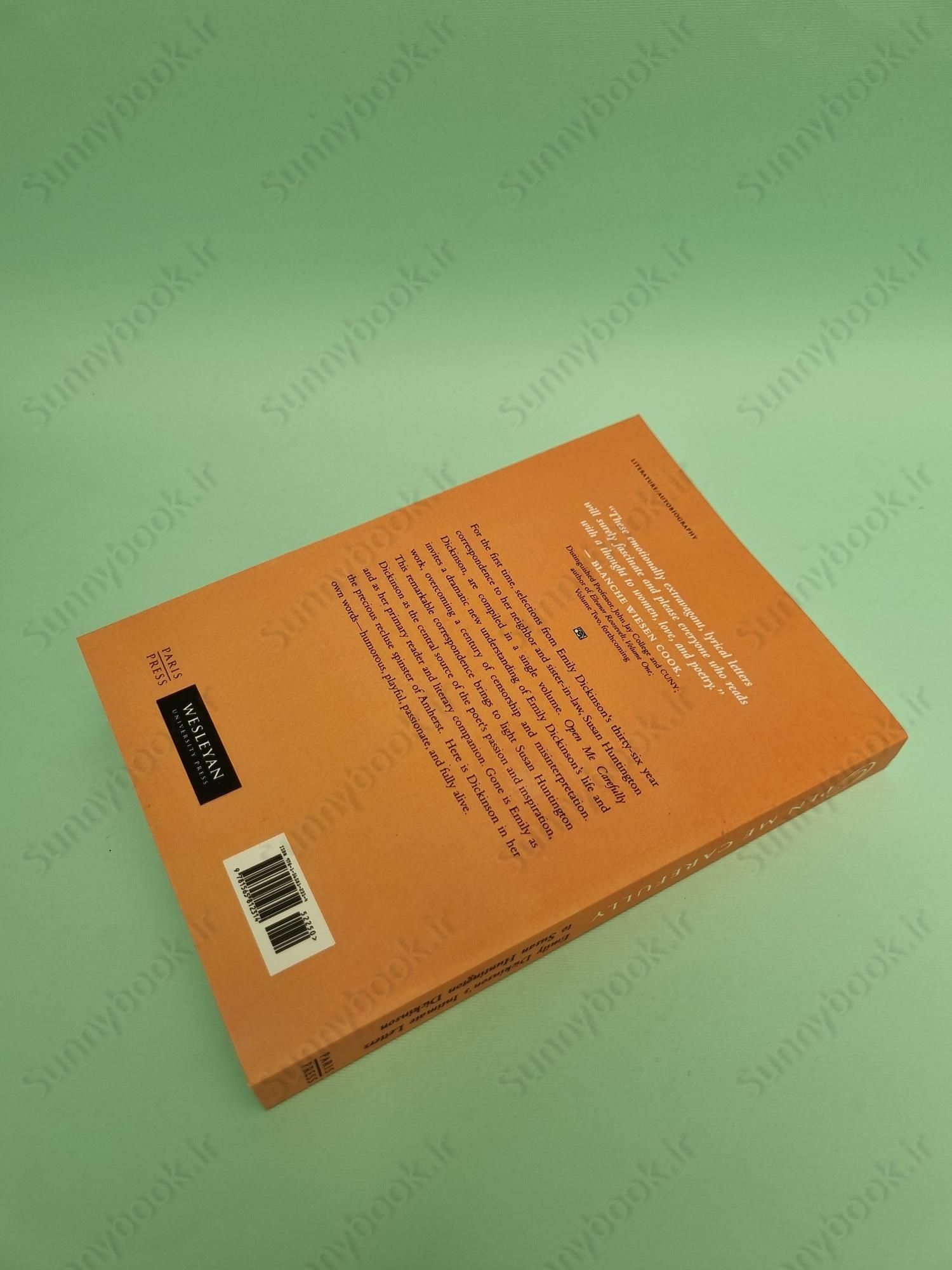 Open Me Carefully: Emily Dickinson's Intimate Letters to Susan Huntington Dickinson main 1 6